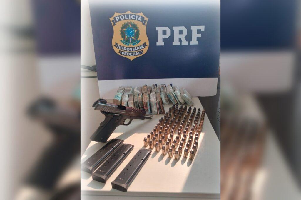 Prf Apreende Na Br 364 Em Porto Velho Arma Munições E Mais De R 100 Mil Em Espécie Rolnews