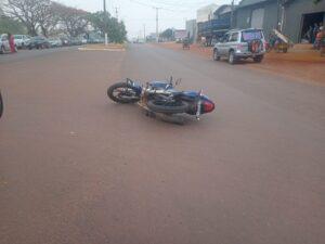  Motociclista é fechado no bairro cidade alta